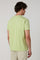 Limongrünes T-Shirt aus Baumwoll-Jersey