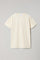 White Cotton Linen T-Shirt