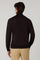 Dark Brown Superlight Wool Turtleneck