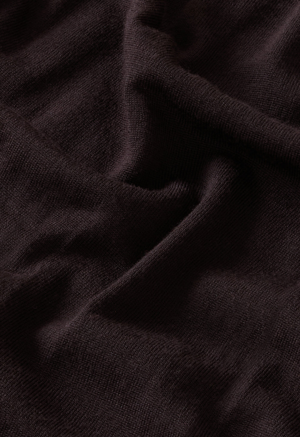 Dark Brown Superlight Wool Turtleneck