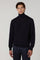 Blue Superlight Wool Turtleneck
