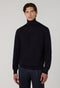 Blue Superlight Wool Turtleneck