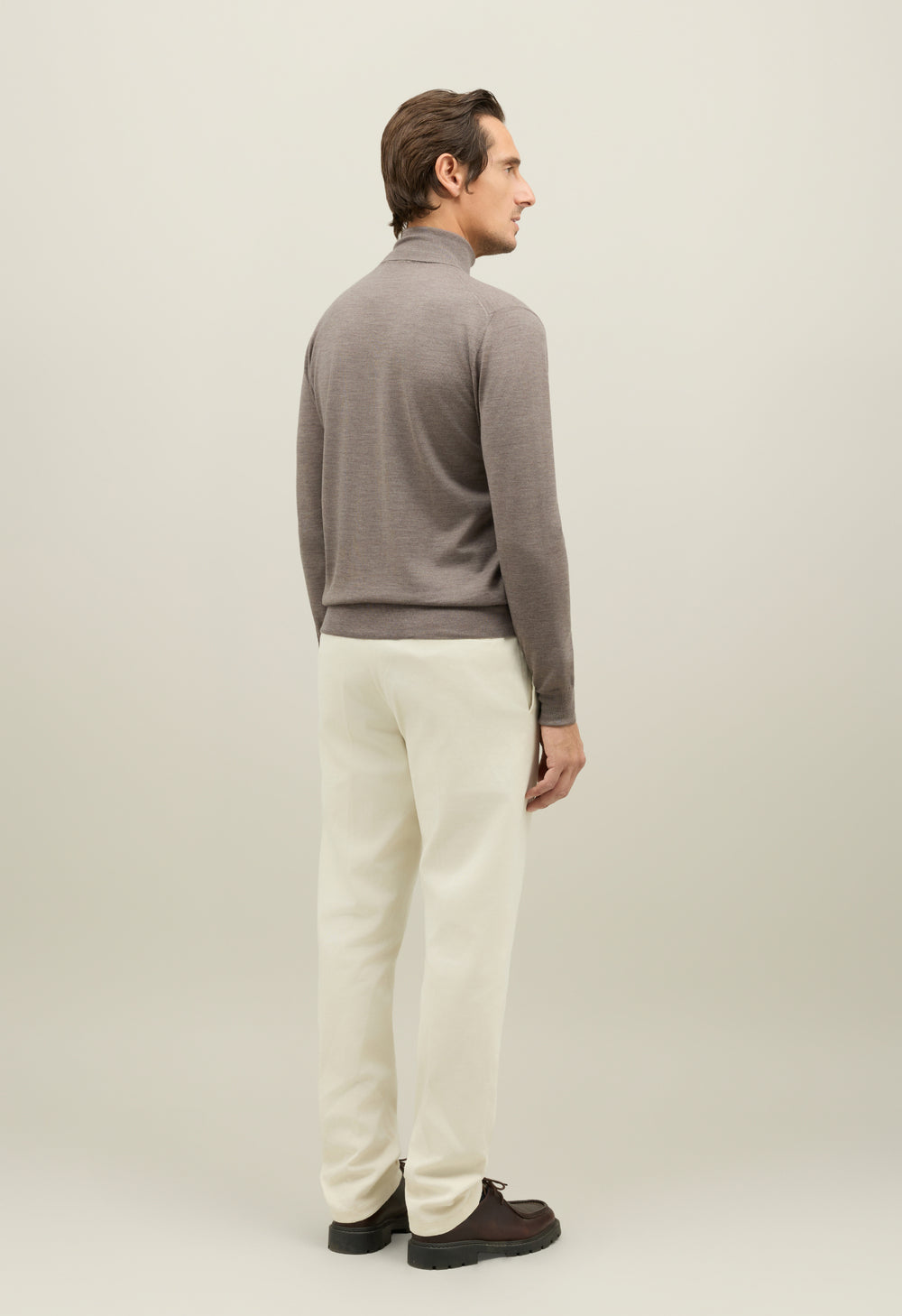 Grey Wool Turtleneck