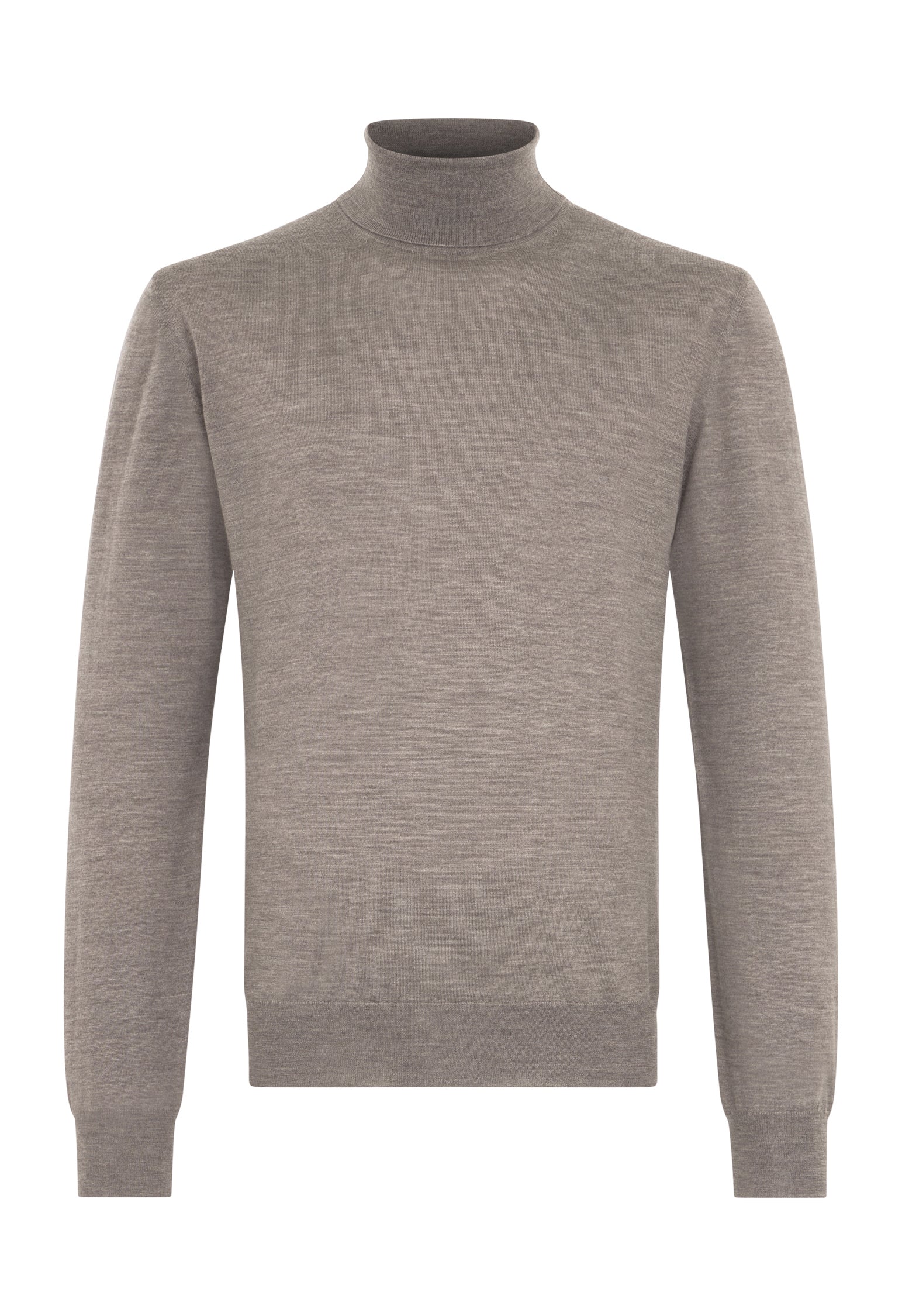 Grey Wool Turtleneck