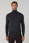 Blue Superlight Wool Turtleneck