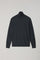 Dark Grey Superlight Wool Turtleneck