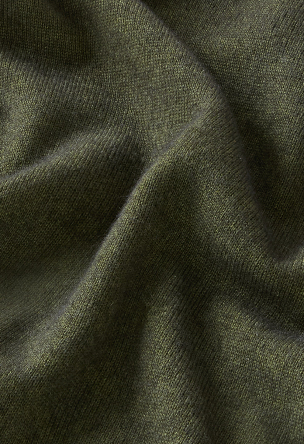 Grüner Rollkragenpullover aus Kaschmir Tinto Velo