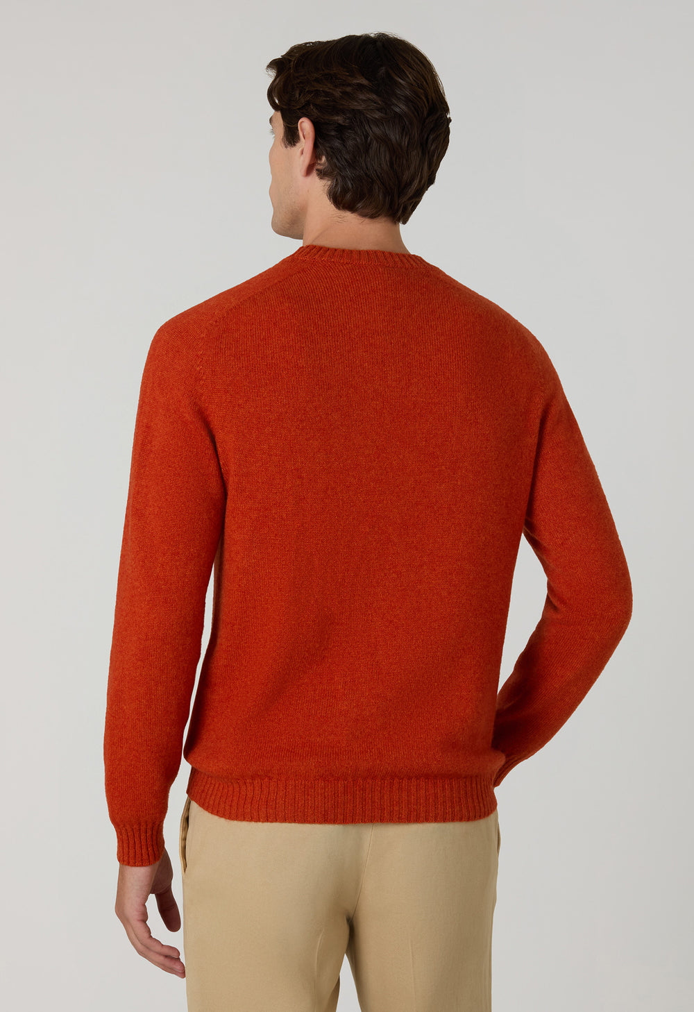 Orange Cashmere Crewneck