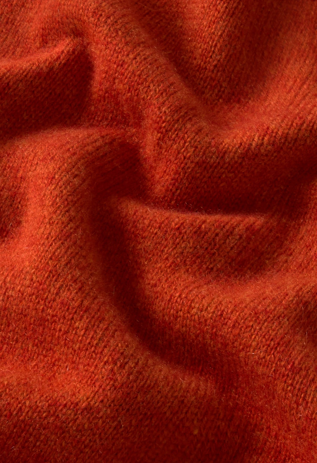 Orange Cashmere Crewneck