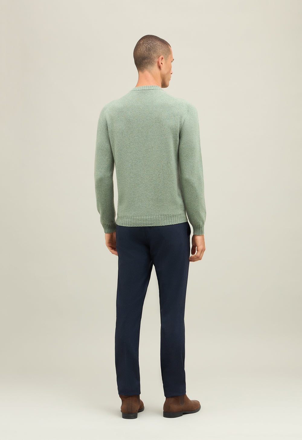 Green Coccola Cashmere Crewneck