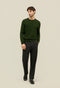 Green Cashmere Crewneck