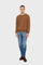 Brown Pure cashmere crewneck sweater