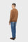 Brown Pure cashmere crewneck sweater