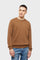 Brown Pure cashmere crewneck sweater