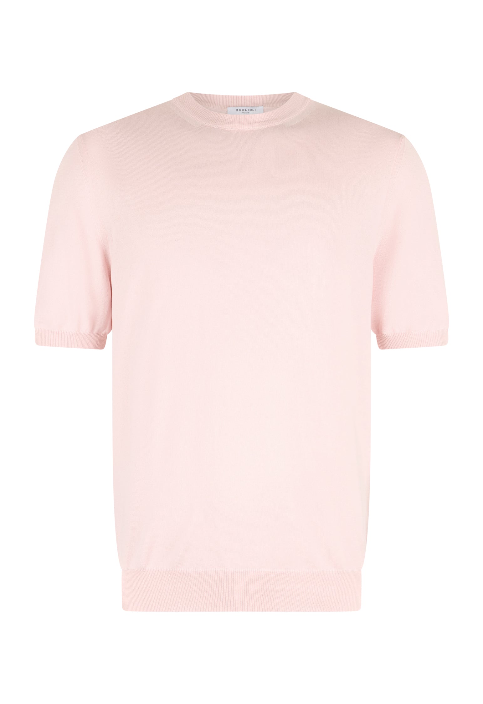 T-Shirt in cotone tinto in capo rosa