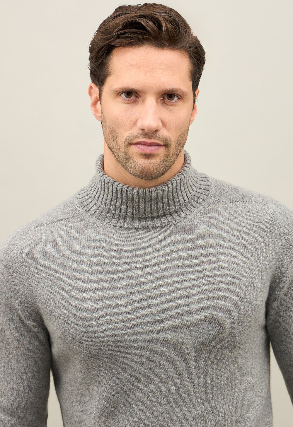 Grey Coccola Cashmere Turtleneck