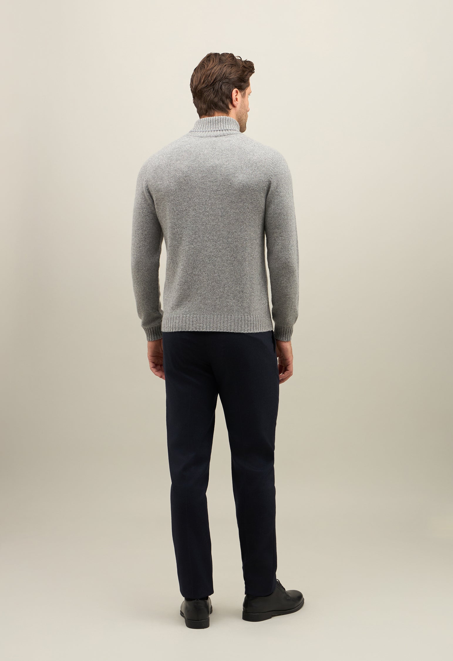 Grey Coccola Cashmere Turtleneck