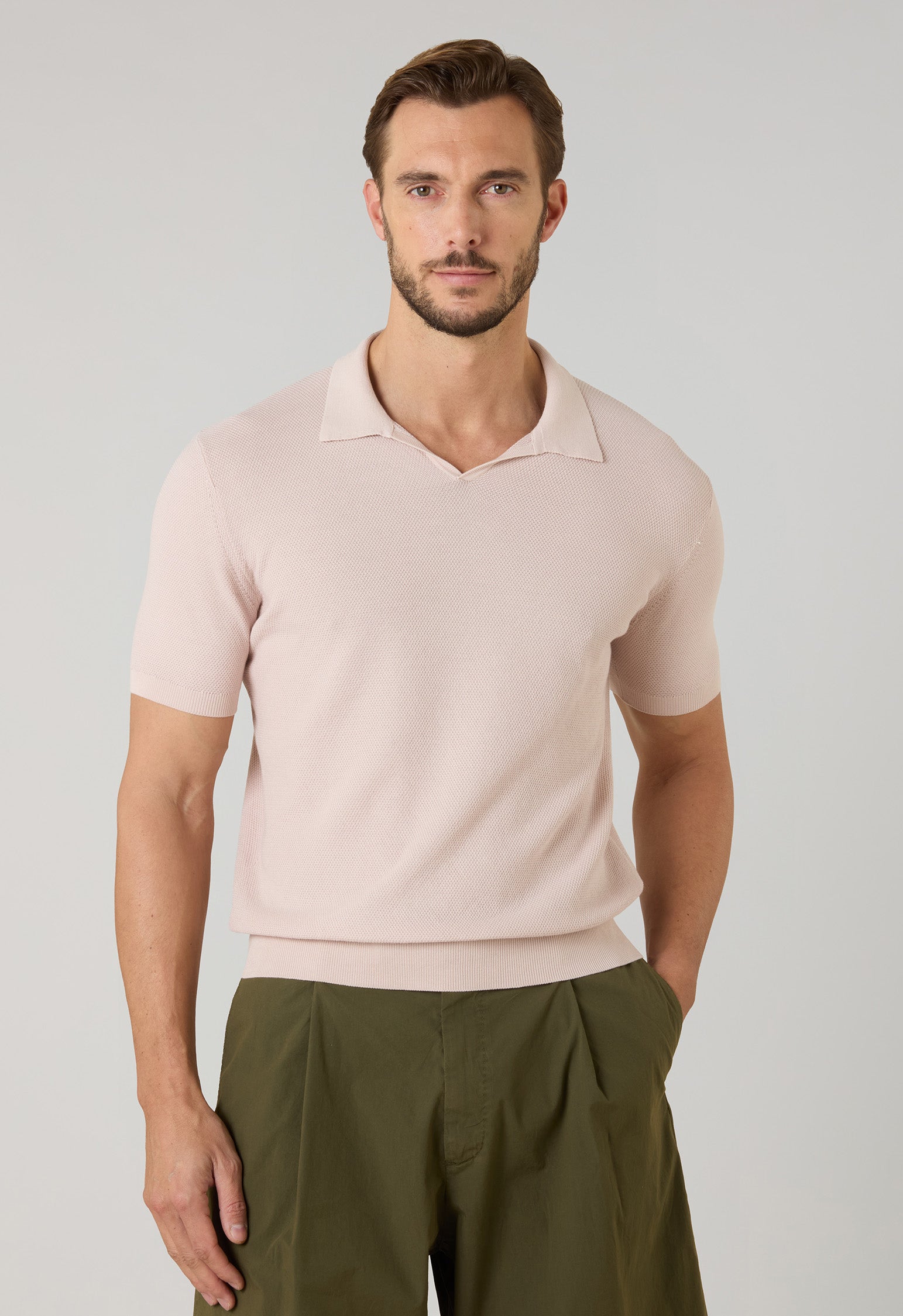 Garment Dyed Cotton Piqué short-sleeve Polo