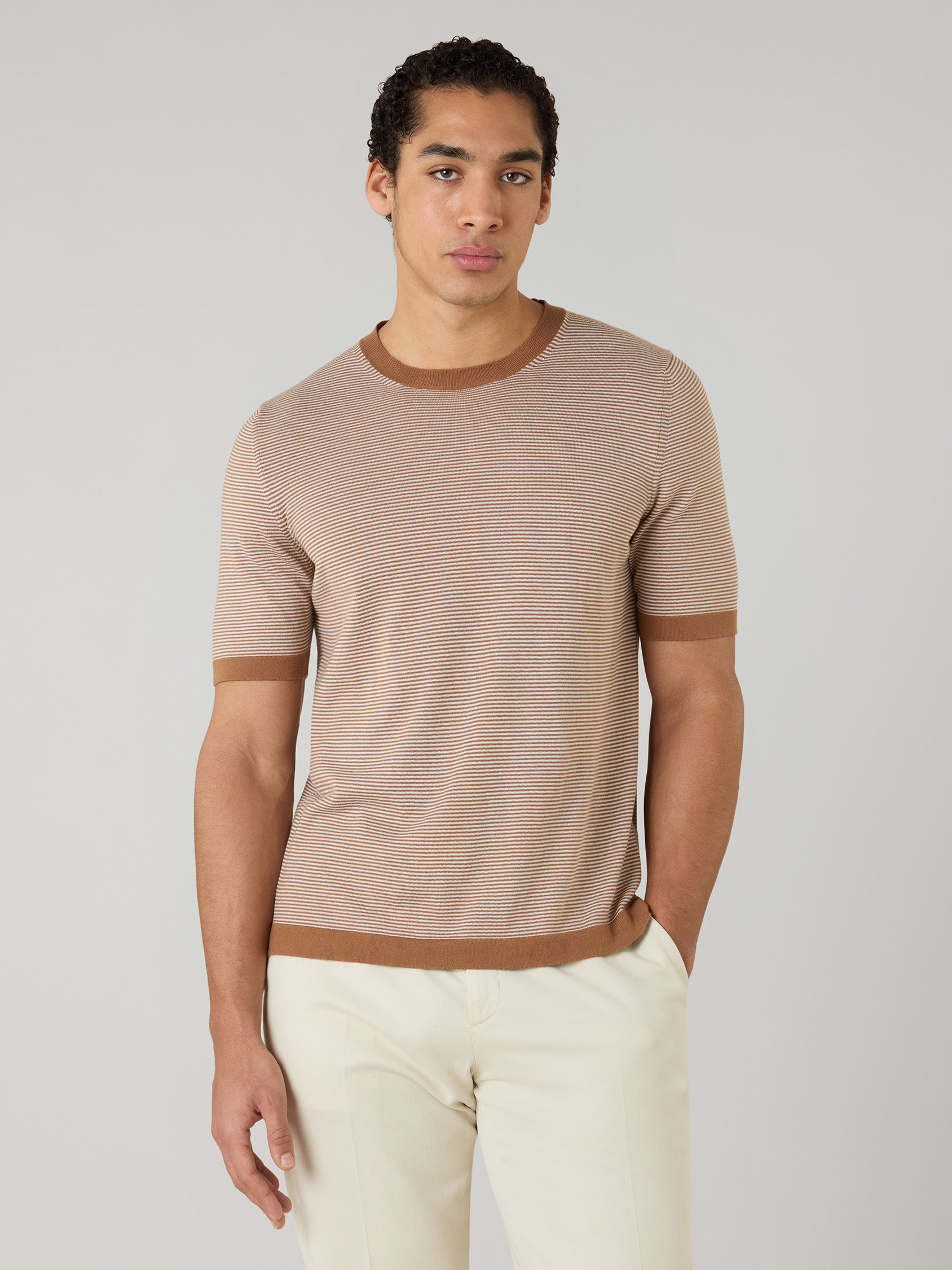 T-Shirt in cotone a righe