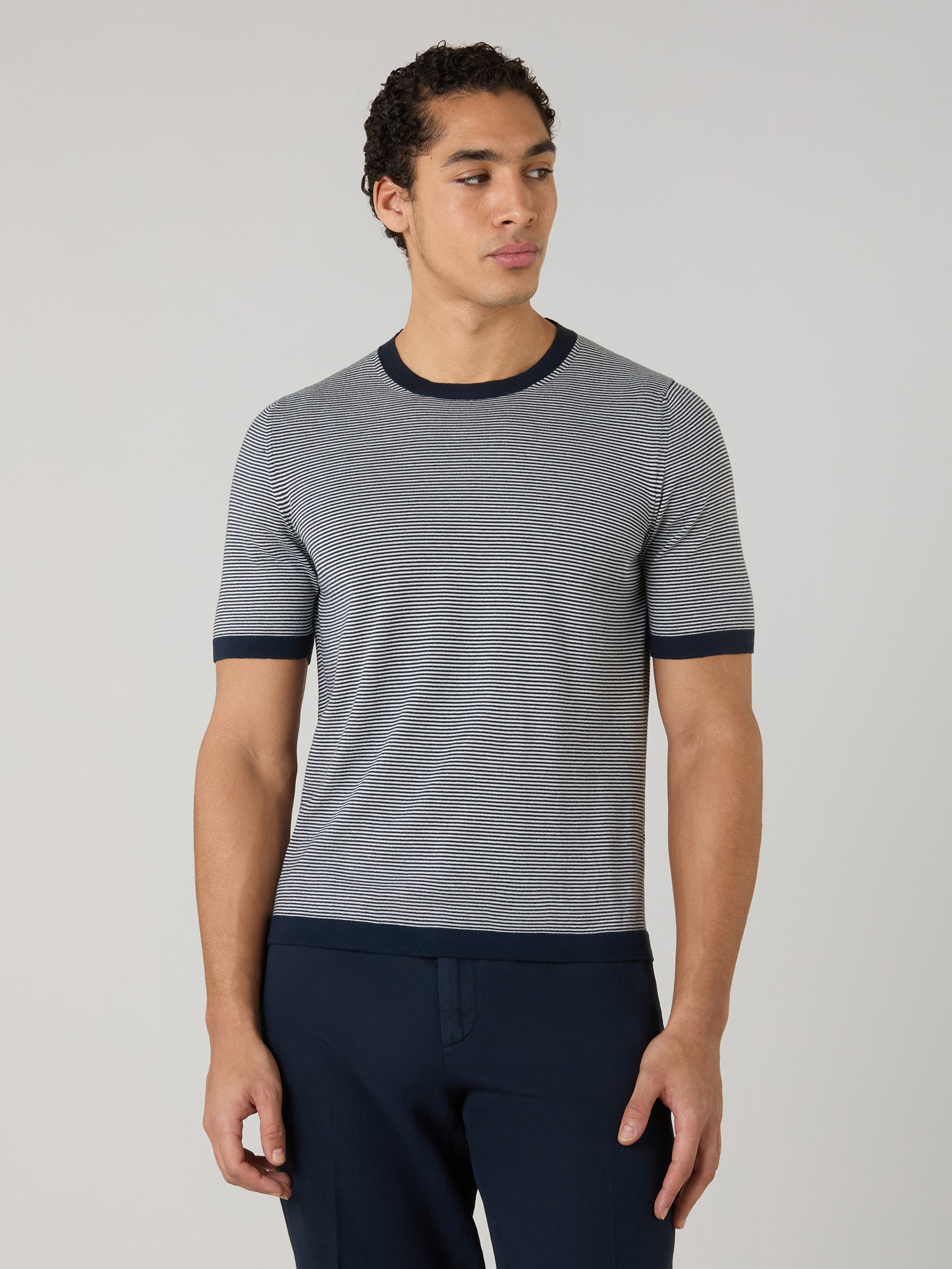 Striped Cotton T-Shirt