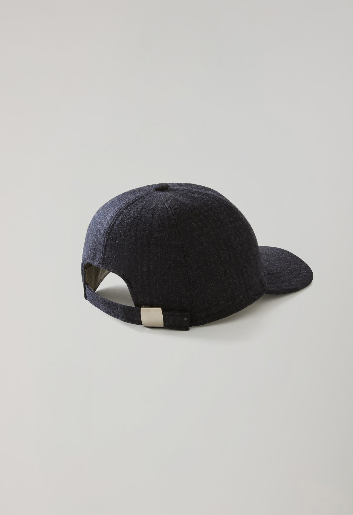 Blue soft Flannel Prince of Wales Baseball Cap