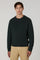 Dark Green Wool Cashmere Crewneck