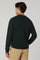 Dark Green Wool Cashmere Crewneck