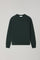 Dark Green Wool Cashmere Crewneck