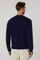 Blue Wool Cashmere Crewneck