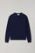 Blue Wool Cashmere Crewneck