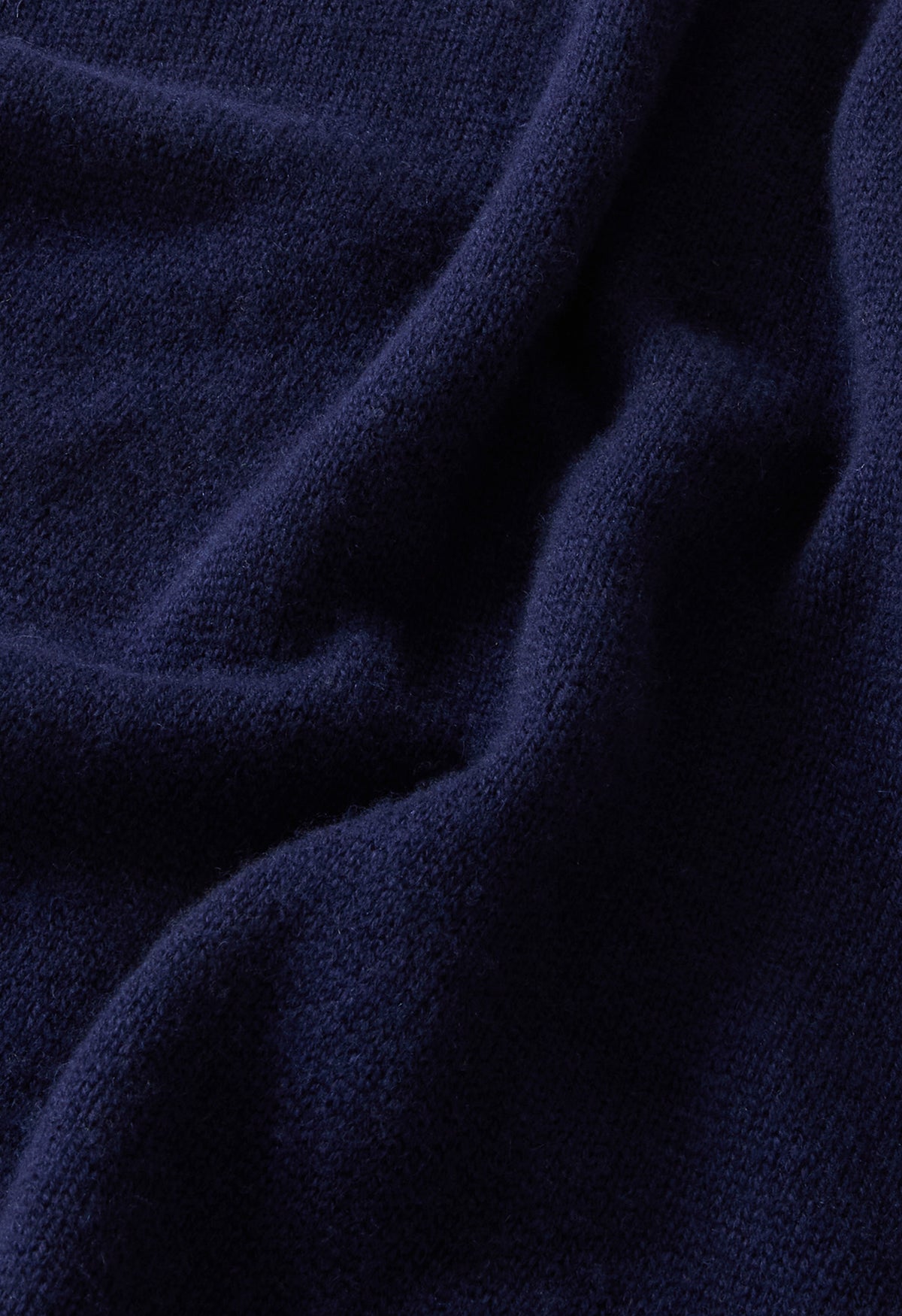 Blue Wool Cashmere Crewneck