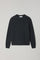 Dark Grey Wool Cashmere Crewneck