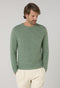 Girocollo in cashmere Mouliné verde