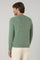 Girocollo in cashmere Mouliné verde