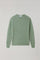 Girocollo in cashmere Mouliné verde