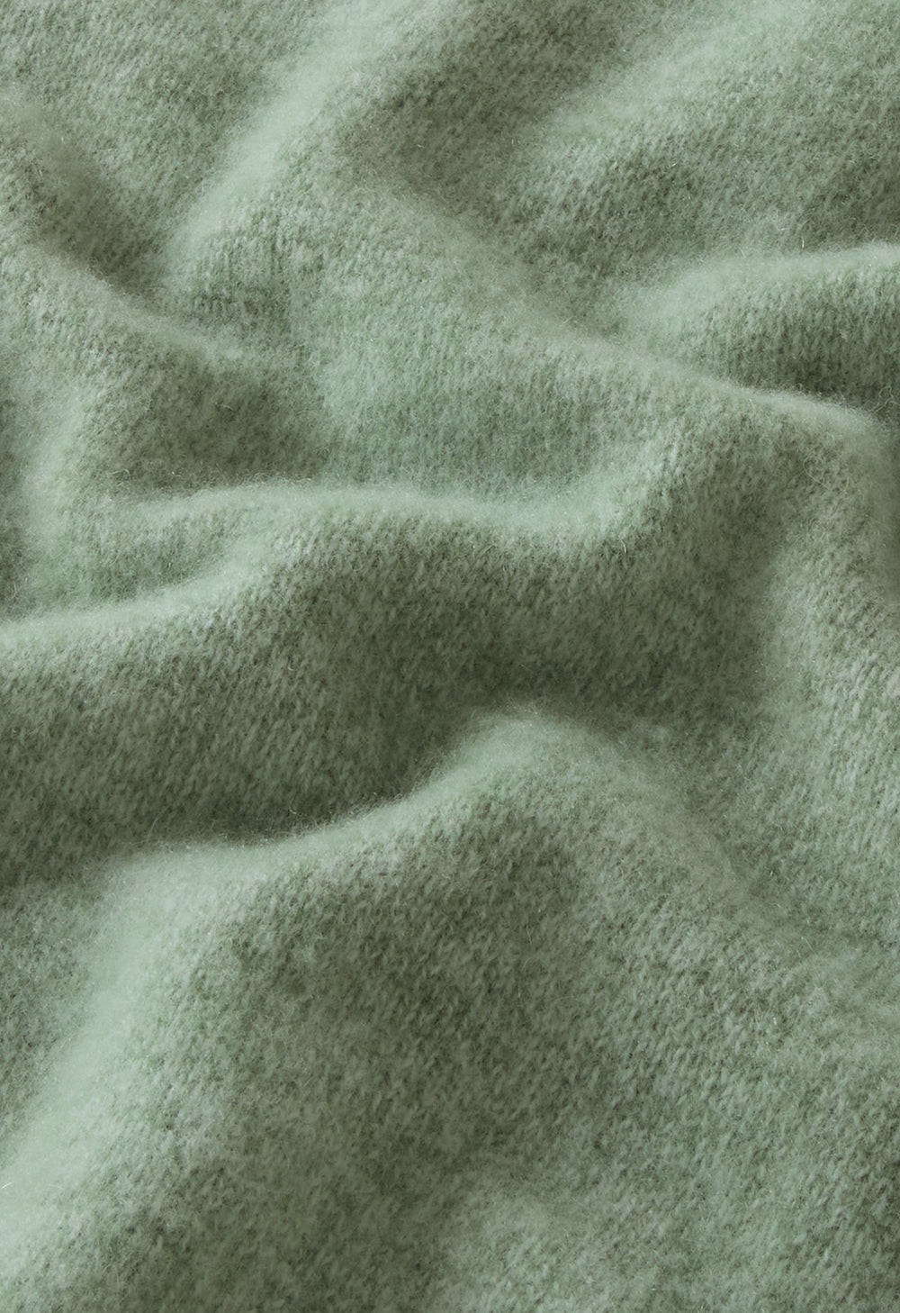 Girocollo in cashmere Mouliné verde
