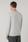 Girocollo in cashmere Mouliné grigio