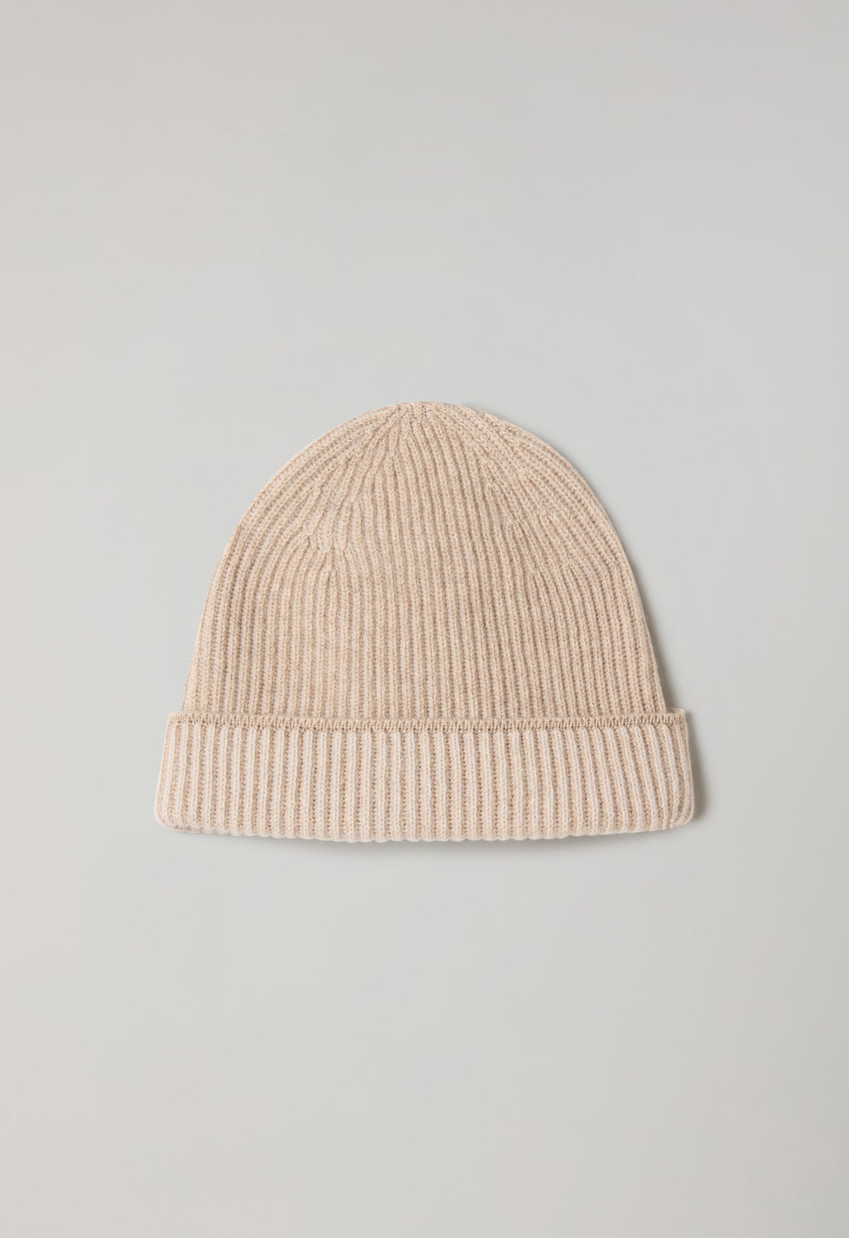Beige Cashmere Cap