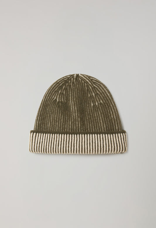 Green Cashmere Cap
