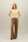Yellow Ribbed Cashmere Polo
