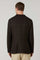 Brown blended Wool Prince of Wales Easy Jacket