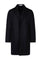 Blue Blended Wool herringbone K-Coat