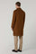 Brown Garment Dyed Cashmere Coat