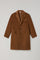 Brown Garment Dyed Cashmere Coat