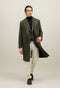 Green Wool Vichy double-breasted K-Coat