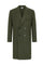Green Wool Vichy double-breasted K-Coat