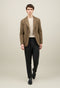 Brown Wool Flannel Windsor Jacket
