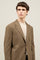 Brown Wool Flannel Windsor Jacket