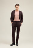 Bordeaux Superlight Flannel B-Line Suit