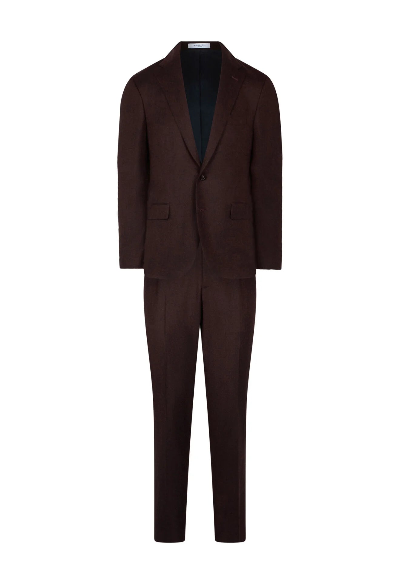 Bordeaux Superlight Flannel B-Line Suit